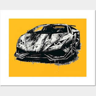 Lamborghini huracan Posters and Art